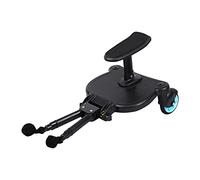 KayEsampra Passeggino con sedile, pedana universale con 360° PU a due ruote per passeggino, Kiddy Board per bambini dai 2 ai 6 anni, Bearing 25 kg (blu)