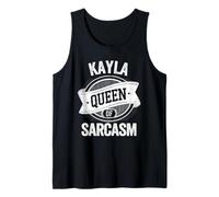 Kayla Cute Queen of Sarcasm Kayla Name Canotta
