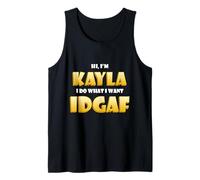 Kayla Joke IDGAF Meme Funny Halloween Costume for Kaylas Canotta