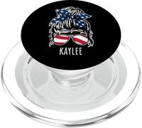 Kaylee - Chignon disordinato con occhiali da sole con nastro USA PopSockets PopGrip per MagSafe