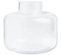 KAYLETIN Vaso corto in vetro per fiori, vaso corto trasparente per tulipani, vasi rotondi, piccoli vasi in vetro per compleanni, matrimoni, inaugurazione della casa, anniversario, fidanzamento, 15 cm