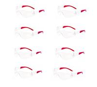KAYLRE 8 PCS Occhiali di sicurezza, occhiali protettivi trasparenti di protezione, occhiali di protezione di sicurezza, occhiali di sicurezza per bambini Nerf Gun Battles, costruzione