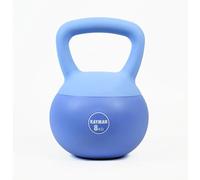 Kayman Kettlebell morbido da 8 kg per palestra a casa - Peso rivestito in PVC - Base piatta sicura sul pavimento - Impugnatura ergonomica antiscivolo - Allenamento della forza, CrossFit, HIIT, Core