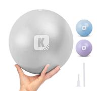 KAYMAN Morbida palla da pilates da 25 cm, anti-scoppio per la forza del core, fitness e fisioterapia, palla per l'equilibrio del core, palla leggera per fisioterapia, portatile e piccola, per casa,
