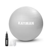KAYMAN Palla da yoga, durevole, anti-scoppio per gravidanza, parto, palestra, maternità e svizzera per fitness, pilates, equilibrio e stabilità, ideale per gravidanza, 55-85 cm