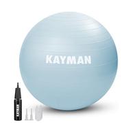 KAYMAN Palla da yoga, durevole, anti-scoppio per gravidanza, parto, palestra, maternità, palla svizzera per fitness, pilates, equilibrio e stabilità, ideale per gravidanza, 55-85 cm