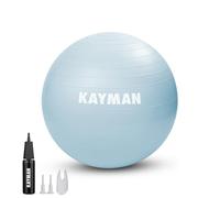 KAYMAN Palla da yoga, durevole e anti-scoppio per gravidanza, parto, palestra, maternità e palla svizzera per fitness, pilates, equilibrio e stabilità, ideale per il parto e la gravidanza, 55-85 cm