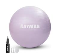 KAYMAN Palla da yoga, durevole e anti-scoppio per gravidanza, parto, palestra, maternità, palline svizzere per fitness, pilates, equilibrio e stabilità, ideale per gravidanza, 55-85 cm