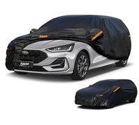 Kayme Telo Copriauto da Esterno Station Wagon, Compatibile con Ford Focus Wagon/Active Wagon/Turnier (2010-2025), Copertura a 7 Starti per Impermeabile Anti UV Antipolvere, Telo Copri con Cerniera.