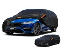 Kayme Telo Copriauto da Esterno Station Wagon, Compatibile con Skoda Octavia Combi/Scout/Combi Tour (1996-2025), Copertura a 7 Starti per Impermeabile Anti UV Antipolvere, Telo Copri con Cerniera.