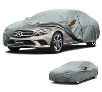 Kayme Telo Copriauto Resistente, Impermeabile e Traspirante, Adatto per Mercedes Benz Berlina W204 W205 W206, Telo Copriauto Pieghevole per Garage, Protezione Completa da Sole e Polvere.