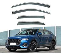 KAYNDO Deflettori Aria per Auto per Audi Q3 Sportback 2020, Prima Dopo Deflettori per Finestrini Laterali Visiera Sfiato Deflettori Antivento, Protezioni Antipioggia per finestre