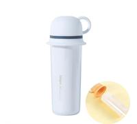 KAYNO Portaspazzolino da viaggio per riporre e lavare 3 in 1, portatile, in plastica, per una famiglia di tre persone, viaggi d'affari, campeggio, bagno.