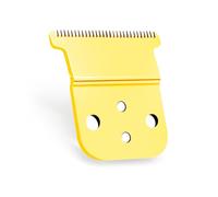Kaynway Lama di ricambio in ceramica a denti profondi in acciaio inossidabile al carbonio per trimmer Andis Slim-Line Pro-Li - Lama D7/D8 oro