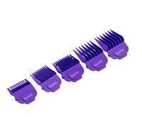 Kaynway Per Andis Clipper Guards, 5 pezzi professionali Clipper Guard pettine guide con clip magica per tagliacapelli Andis - Dimensioni #0,1,5,1,2,3 -Lunghezza (1/16'', 3/16'', 1/8'', 1/4'', 3/8