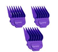 Kaynway Per Andis Clipper Guards, guida professionale con clip magica per tagliacapelli Andis Master/Envy/bgrc/Ultra Edge Pro Clip viola (confezione da 3)