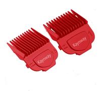 Kaynway Per Andis Clipper Guide, pettine professionale con clip magica per tagliacapelli Andis Master, rosso (confezione da 2)