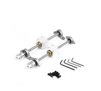 KAYOUDE Accessori for stampante 3D T12 Vite di comando + set supporto for dado, 8/10/12 mm, L100-800, kit tavolo scorrevole lineare con motore passo-passo(Lead 14mm KFL Set,150mm)