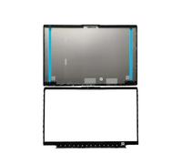 KAYOUDE NUOVA CASSA Del Computer Portatile Compatibile for LENOVO Ideapad 5 15IIL05 15ARE05 15ITL05 LCD Della Copertura Posteriore/Lunetta CASE(Silver A No cable B)