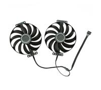 KAYOUDE NUOVA ventola GPU 5PIN 7PIN DUAL RX 6700 XT, compatibile con ASUS 6600 6600XT 6700XT 6650XT 6750XT, di raffreddamento della scheda video RTX 3060TI 3070(FAN-5PIN)