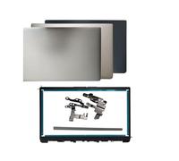 KAYOUDE NUOVO Compatibile for Lenovo IdeaPad 1-15ADA7 1 15AMN7 Copertura LCD Posteriore/Lunetta Lcd Frontale Della del Telaio/Cerniere LCD/Tappo di copertura della cerniera(Gold A Shell)