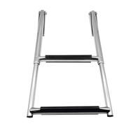 KAYPBWQMG 1 pz Accessori for Barche Hardware 2 gradini sotto la Piattaforma Scala for Barche in Acciaio Inox AISI Scala telescopica Estensibile