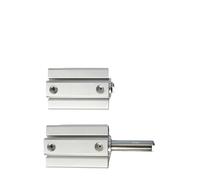 KAYPBWQMG 1PCS SDA63/80/100mm Foro Compatto Sottile Cilindro Ad Aria 5-100mm A Doppia Azione Cilindro Pneumatico in Alluminio(Stroke 75mm,BORE 63mm)