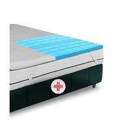 Kaysa Topper Serenity Matrimoniale 160x195 Memory Foam 6cm 7 Zone DM2781798 | Ortopedico, Materasso Correttore, Elastici Regolabili, Sfoderabile, Made in Italy, Disp.Medico Detraibile n.2781798