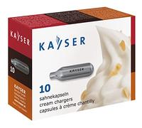 Kayser N4080 Capsule di N2O per Crema Chantilly, Pacco da 10 pezzi