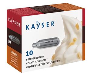 Kayser N4080 Capsule di N2O per Crema Chantilly, Pacco da 10 pezzi