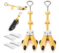 Kayuneed 1 paio di tendicascarpe da uomo e da donna, a 4 vie, extra forti, estensori per scarpe regolabili di lunghezza e larghezza, per scarpe stretching per scarpe taglie 40-47