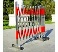 Kayziu ZCX Barriere stradali retrattili, Barriere Pieghevoli con Ruote Indicazione Efficace 'interdizione di un'area Barriera di Sicurezza Mobile (Size : 1.2 * 6M)