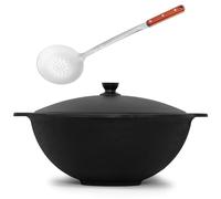 Kazan Kazan - Coperchio in ghisa da 8 l, per campeggio, barbecue, Asia