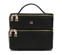 Kazar - Borsa cosmetica a due scomparti a forma di baule - - Bags - Donna - Nero - ONE SIZE