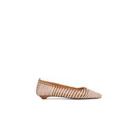 Kazar - Décolleté intrecciate in pelle con tacco basso - - Shoes - Donna - Marrone - 40 EU