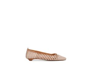 Kazar - Décolleté intrecciate in pelle con tacco basso - - Shoes - Donna - Marrone - 40 EU