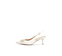 Kazar Décolleté sling crema / oro / trasparente Donna - Abbigliamento - Occasioni - Matrimonio - Per la madre della sposa - Scarpe e accessori - Scarpe Kazar 39