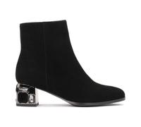 Kazar - Eleganti Stivaletti in Camoscio con Tacco Zirconia - - Shoes - Donna - Nero - 38 EU