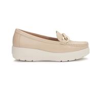 Kazar - Mocassini in pelle alla moda da donna su suola spessa - - Shoes - Donna - Beige - 41 EU