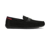 Kazar - Mocassini neri in camoscio decorati con nastro del logo - - Shoes - Uomo - Nero - 41 EU