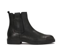 Kazar - Pantofole in pelle con inserto elastico decorato - - Shoes - Uomo - Nero - 45 EU