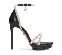 Kazar - Piattaforma Rialzata Sandali in Pelle Nera.Questo prodotto veste piccolo. - - Shoes - Donna - Nero - 40 EU