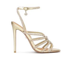 Kazar - Sandali dorati decorati con cristalli - - Shoes - Donna - Giallo - 36 EU