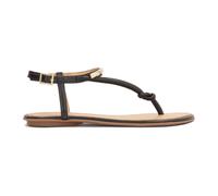 Kazar - Sandali flat flip flop con decorazione in metallo - - Shoes - Donna - Nero - 36 EU
