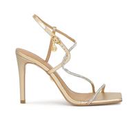 Kazar - Sandali in pelle dorata con cristalli - - Shoes - Donna - Giallo - 38 EU