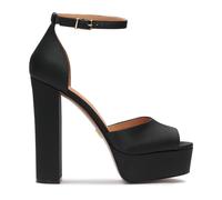 Kazar - Sandali in tessuto nero con plateau stile anni '70 - - Shoes - Donna - Nero - 38 EU