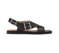 Kazar - Sandali neri con suola piatta e cinturini larghi - - Shoes - Donna - Nero - 40 EU