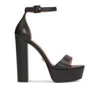 Kazar - Sandali neri in pelle con plateau e tacco a blocco - - Shoes - Donna - Nero - 40 EU