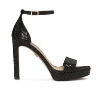 Kazar - Sandali neri su una piattaforma in pelle stampata - - Shoes - Donna - Nero - 35 EU