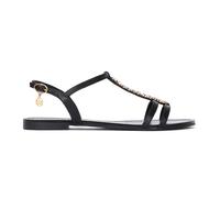 Kazar - Sandali piatti in pelle nera - - Shoes - Donna - Nero - 39 EU